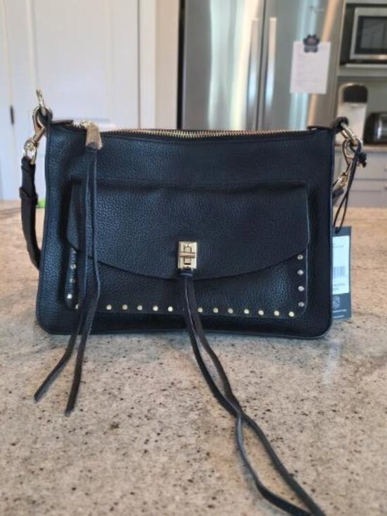 Rebecca Minkoff Handbags - NWT $378 Rebecca Minkoff Leather Darren Shoulder/Crossbody Bag, Black
